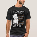 Buscar amo westies camisetas Terrier