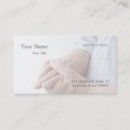 Buscar dedo tarjetas de visita Mano