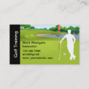 Buscar golf tarjetas de visita Instructor