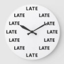 Buscar tarde relojes de pared Divertida