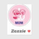 Buscar día de la madre pegatinas Corazón