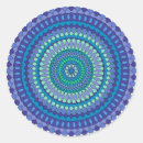Buscar mandala azul pegatinas Bonito