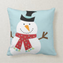 Buscar muñecos de nieve cojines Para niños