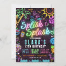 Buscar splish splash party invitaciones 8 º piscina