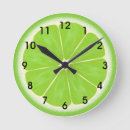 Buscar con sabor a fruta relojes de pared Comida