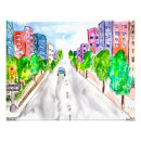 Buscar acuarela urbana posters Edificios