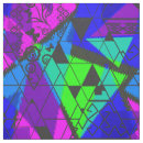 Buscar neón telas Geométrico