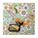 Buscar flores japonesas azulejos Hermoso