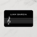 Buscar director musical tarjetas de visita Músico