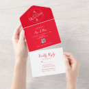 Buscar rojo brillante invitaciones Para ellos