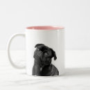 Buscar dibujo divertido del perro tazas Ilustracion