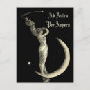 Buscar luna y estrellas postales Para ella