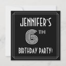 Buscar sexto invitaciones 6 años
