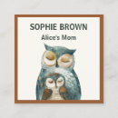 Buscar mamá tarjetas de visita Acuarela