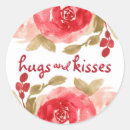 Buscar abrazos y besos pegatinas Floral