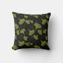 Buscar hoja del ginkgo cojines Verde