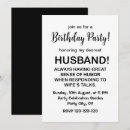 Buscar marido invitaciones Divertido