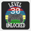 Buscar número 30 pegatinas Fiesta de cumpleaños