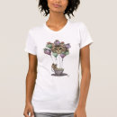 Buscar gato de cheshire camisetas Flores