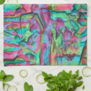 Buscar tonos azules paños de cocina Abstracto