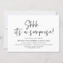 Buscar shhh invitaciones Sorpresa