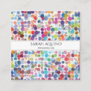Buscar pintura abstracta tarjetas de visita Diseñador de interiores