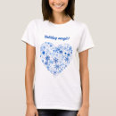 Buscar navidad azul camisetas Copo de nieve