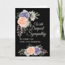 Buscar sympathy tarjetas Lamento su pérdida