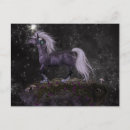 Buscar unicornio negro postales Fantasía