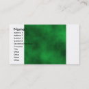 Buscar visión tarjetas de visita Verde
