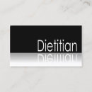 Buscar dietético tarjetas de visita Moderno
