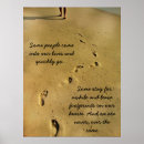Buscar huellas en la arena posters Mar
