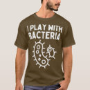Buscar juego con las bacterias camisetas Química