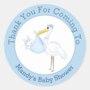 Buscar cigüeña y bebé pegatinas Invitados