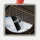 Buscar los paneles solares adornos Vista desde el espacio