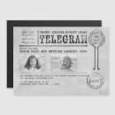 Buscar telegrama invitaciones Rústico