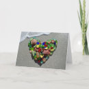 Buscar corazón de cristal tarjetas Playa