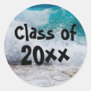 Buscar olas oceánicas pegatinas Playa