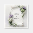 Buscar lilas servilletas Blanco