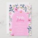 Buscar 24 invitaciones de cumpleaños Rosa