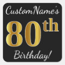 Buscar 80th birthday pegatinas 80 º cumpleaños