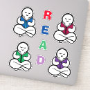 Buscar leer pegatinas Profesora