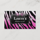 Buscar cebra y rosa tarjetas de visita Moderno