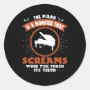 Buscar profesor de piano pegatinas Teclado