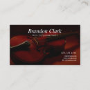 Buscar violín tarjetas de visita Instrumento de cadena