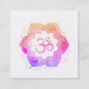 Buscar profesor la yoga de tarjetas de visita Holístico