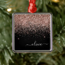 Buscar negro y oro adornos Para ella