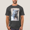 Buscar gato gris camisetas Animales lindos