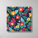 Buscar flores tropicales lienzos Colores vibrantes