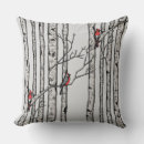 Buscar cardenales cojines Bosque